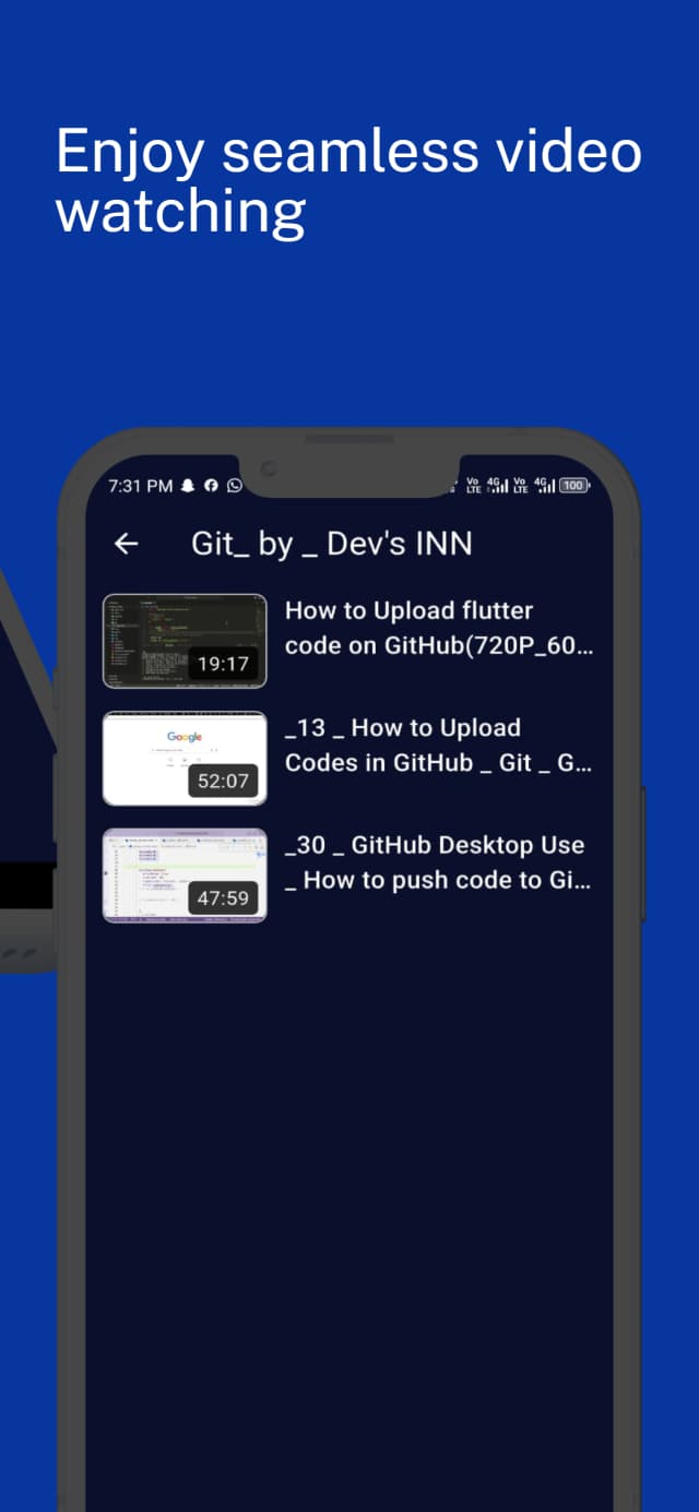 MAX Player video player with full custom controls overlay